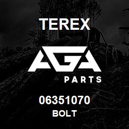 06351070 Terex BOLT | AGA Parts