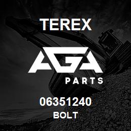06351240 Terex BOLT | AGA Parts