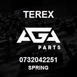 0732042251 Terex SPRING | AGA Parts