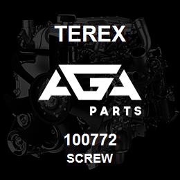 100772 Terex SCREW | AGA Parts