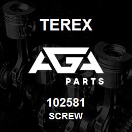 102581 Terex SCREW | AGA Parts