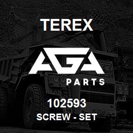 102593 Terex SCREW - SET | AGA Parts