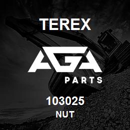 103025 Terex NUT | AGA Parts