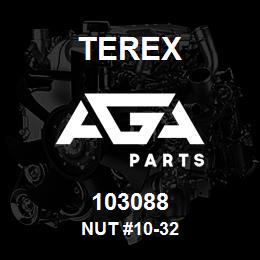 103088 Terex NUT #10-32 | AGA Parts