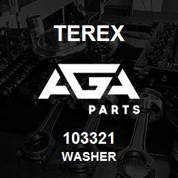 103321 Terex WASHER | AGA Parts