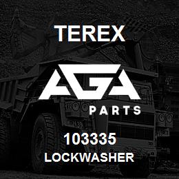 103335 Terex LOCKWASHER | AGA Parts