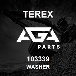 103339 Terex WASHER | AGA Parts