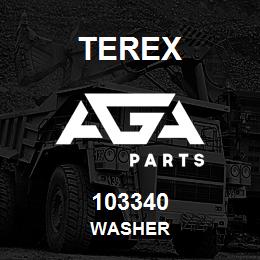103340 Terex WASHER | AGA Parts