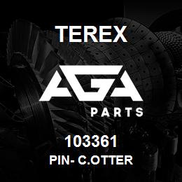 103361 Terex PIN- C.OTTER | AGA Parts