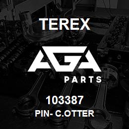 103387 Terex PIN- C.OTTER | AGA Parts