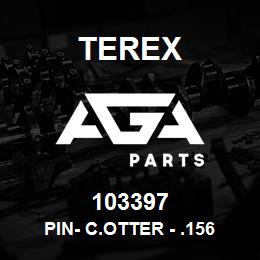 103397 Terex PIN- C.OTTER - .156 X 2.25 | AGA Parts