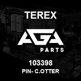 103398 Terex PIN- C.OTTER | AGA Parts