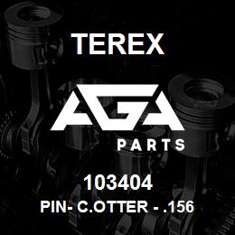 103404 Terex PIN- C.OTTER - .156 X 3.00 | AGA Parts
