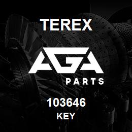 103646 Terex KEY | AGA Parts