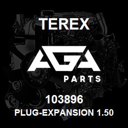103896 Terex PLUG-EXPANSION 1.50 OD | AGA Parts