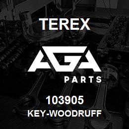 103905 Terex KEY-WOODRUFF | AGA Parts