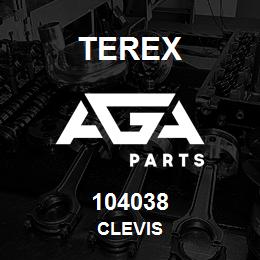 104038 Terex CLEVIS | AGA Parts