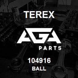 104916 Terex BALL | AGA Parts