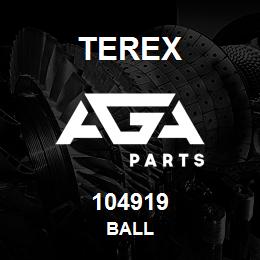 104919 Terex BALL | AGA Parts