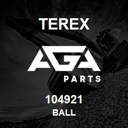 104921 Terex BALL | AGA Parts