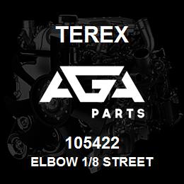 105422 Terex ELBOW 1/8 STREET | AGA Parts