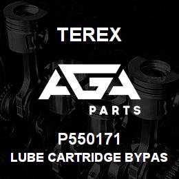 P550171 Terex LUBE CARTRIDGE BYPASS | AGA Parts