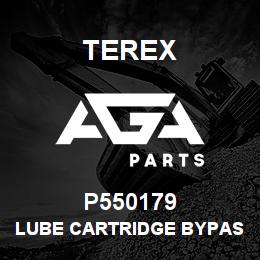 P550179 Terex LUBE CARTRIDGE BYPASS | AGA Parts