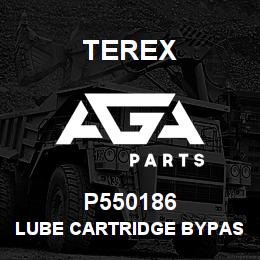 P550186 Terex LUBE CARTRIDGE BYPASS | AGA Parts