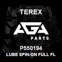 P550194 Terex LUBE SPIN-ON FULL FLOW | AGA Parts