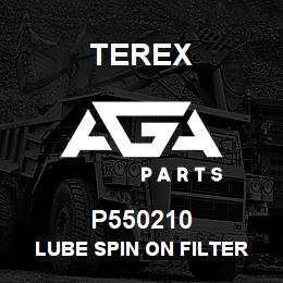 P550210 Terex LUBE SPIN ON FILTER | AGA Parts