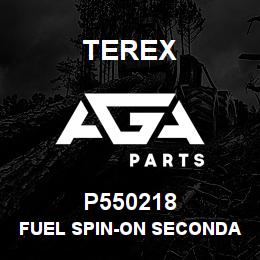 P550218 Terex FUEL SPIN-ON SECONDARY | AGA Parts