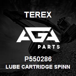 P550286 Terex LUBE CARTRIDGE SPINNER | AGA Parts