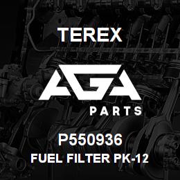 P550936 Terex FUEL FILTER PK-12 | AGA Parts