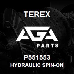 P551553 Terex HYDRAULIC SPIN-ON | AGA Parts