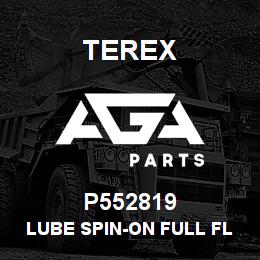 P552819 Terex LUBE SPIN-ON FULL FLOW | AGA Parts
