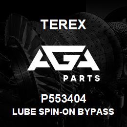 P553404 Terex LUBE SPIN-ON BYPASS | AGA Parts