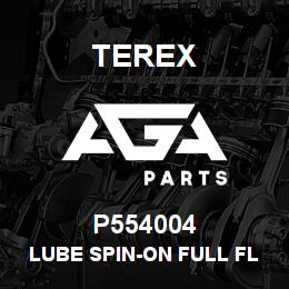 P554004 Terex LUBE SPIN-ON FULL FLOW | AGA Parts