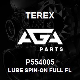 P554005 Terex LUBE SPIN-ON FULL FLOW | AGA Parts