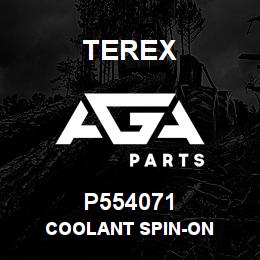 P554071 Terex COOLANT SPIN-ON | AGA Parts