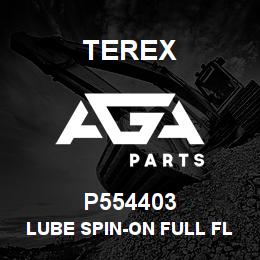 P554403 Terex LUBE SPIN-ON FULL FLOW | AGA Parts