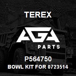 P564750 Terex BOWL KIT FOR 0723514654 | AGA Parts