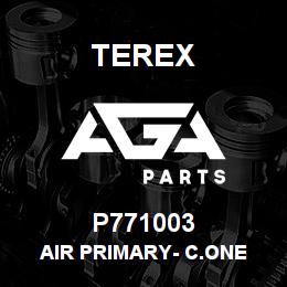P771003 Terex AIR PRIMARY- C.ONE | AGA Parts