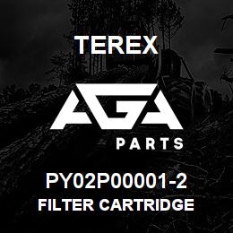PY02P00001-2 Terex FILTER CARTRIDGE | AGA Parts