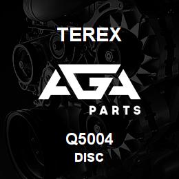 Q5004 Terex DISC | AGA Parts