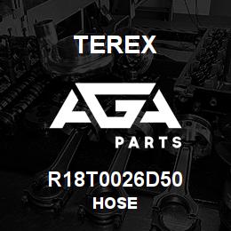 R18T0026D50 Terex HOSE | AGA Parts