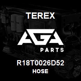 R18T0026D52 Terex HOSE | AGA Parts