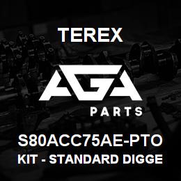 S80ACC75AE-PTO Terex KIT - STANDARD DIGGER BUCKET - 900MM | AGA Parts