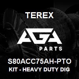S80ACC75AH-PTO Terex KIT - HEAVY DUTY DIGGER BUCKET - 600MM | AGA Parts