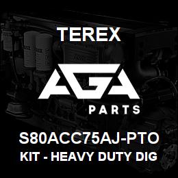 S80ACC75AJ-PTO Terex KIT - HEAVY DUTY DIGGER BUCKET - 750MM | AGA Parts