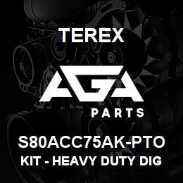 S80ACC75AK-PTO Terex KIT - HEAVY DUTY DIGGER BUCKET - 900MM | AGA Parts